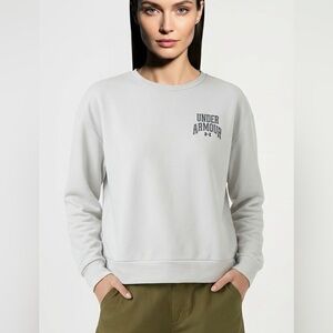 Under Armour UA Rival Terry Oversized Graphic Crewneck Sweatshirt Women’s XL